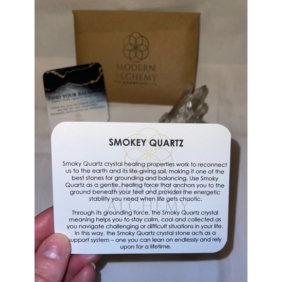 🌸✨UPDATED Smokey Quartz Cluster Crystal - Broken Piece - Picture 4 of 10